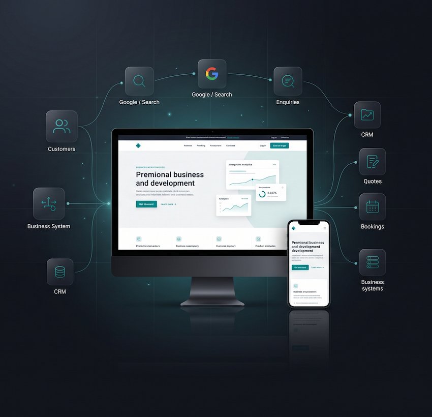 Connected Website and Business Ecosystem